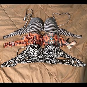 BUNDLE of 3 bathing suits:Aerie, Aero, ninety-nine
